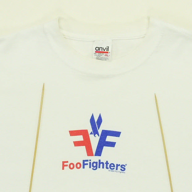 1999 Foo Fighters Long Sleeve Shirt | Authentic Vintage Tee – WyCo