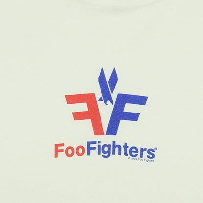 Foo Fighters T-Shirt mit Camper Van Print in weiß Foo Fighters T-Shirt mit Camper Van Print in weiß