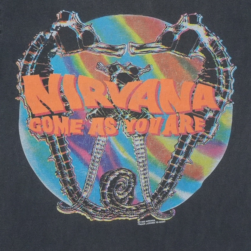 【メール便無料】 1992 Vintage WyCo – Tee Vintage Authentic ‚ Nevermind Nirvana トップス