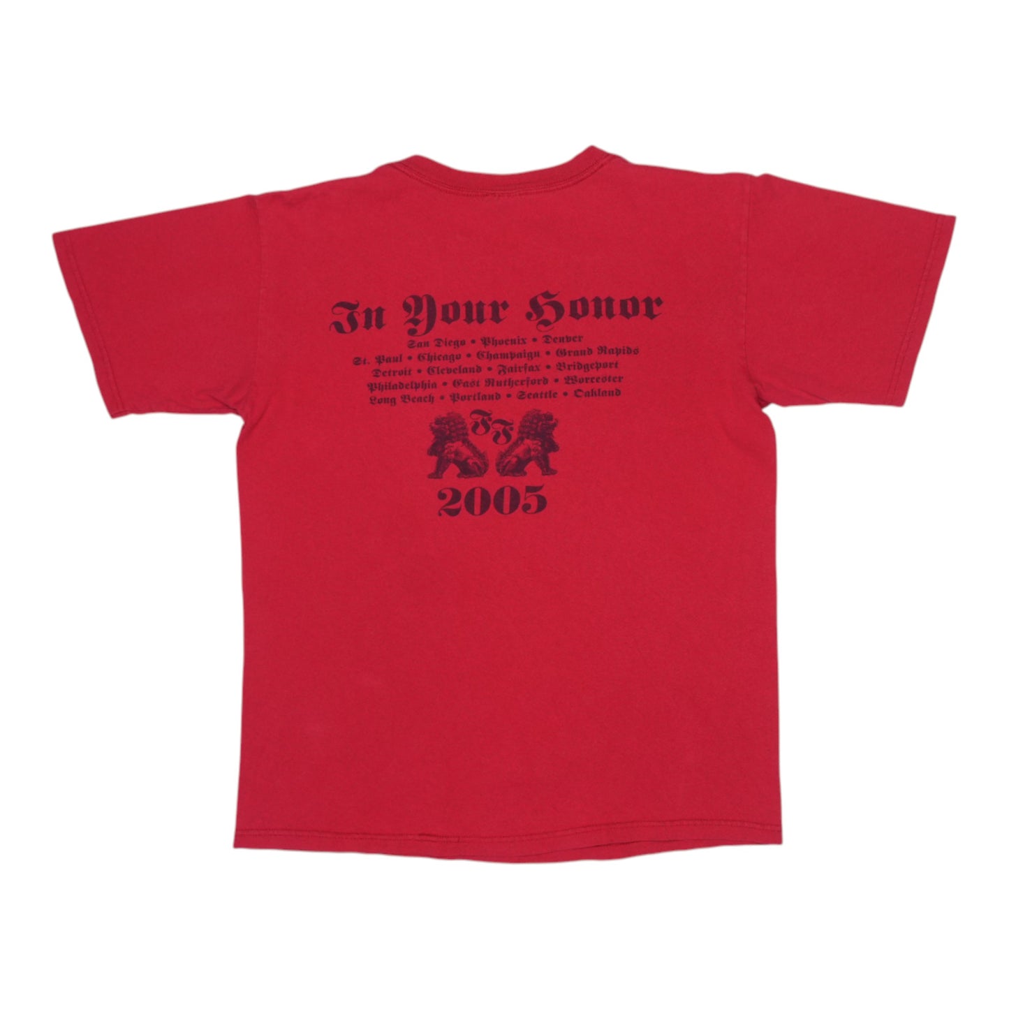 2005 Foo Fighters Tour Shirt