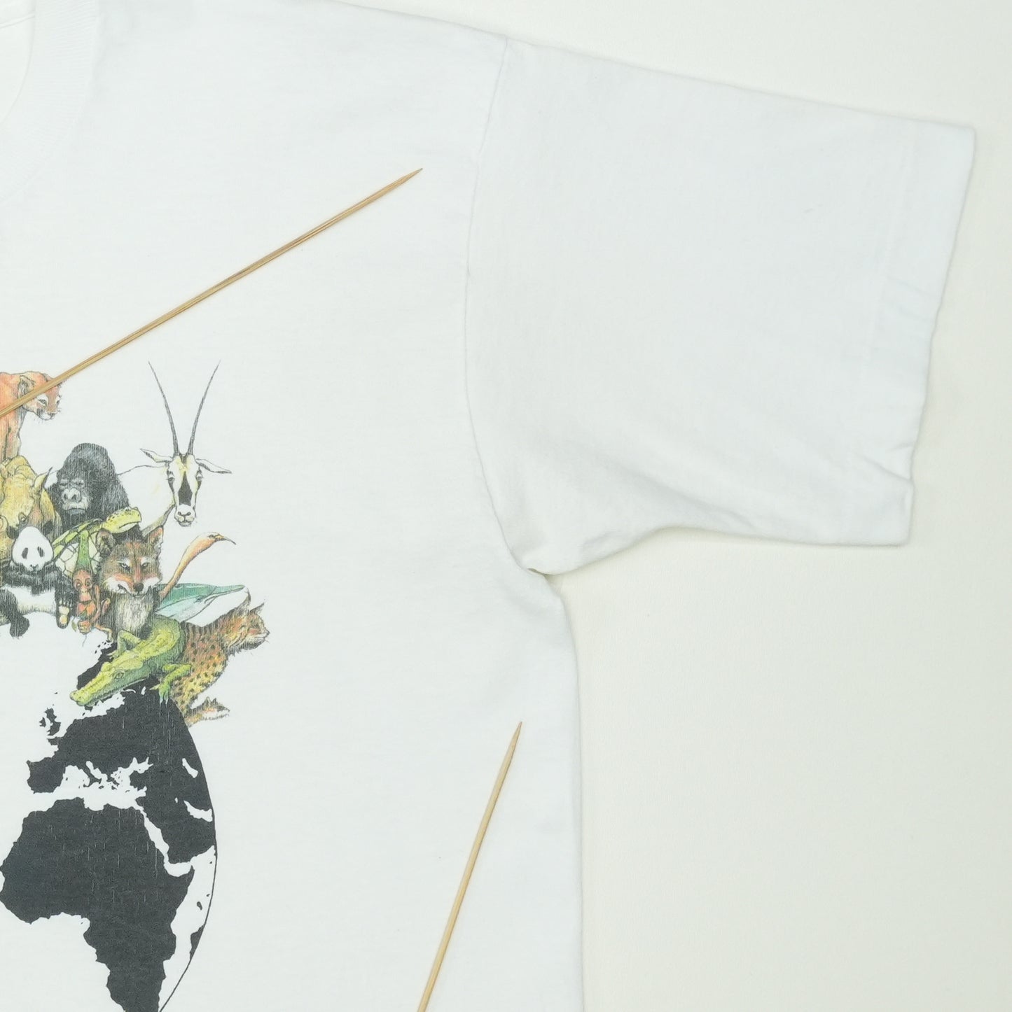 1992 They Were Here First Humanitees Shirt Detail