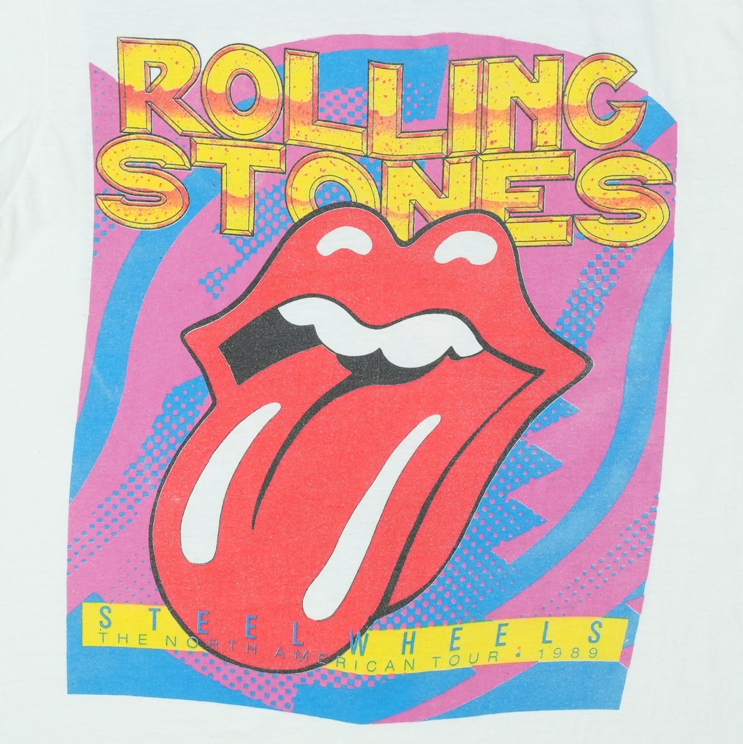 1989 Rolling Stones Steel Wheels Tour Shirt