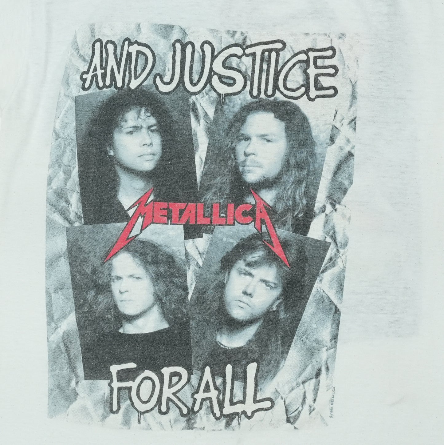 1988 Metallica And Justice For All Shirt