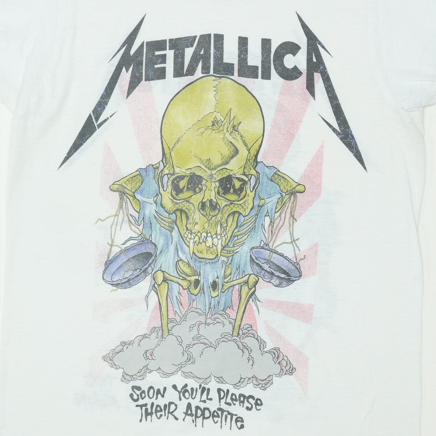 1988 Metallica Doris Shirt Detail