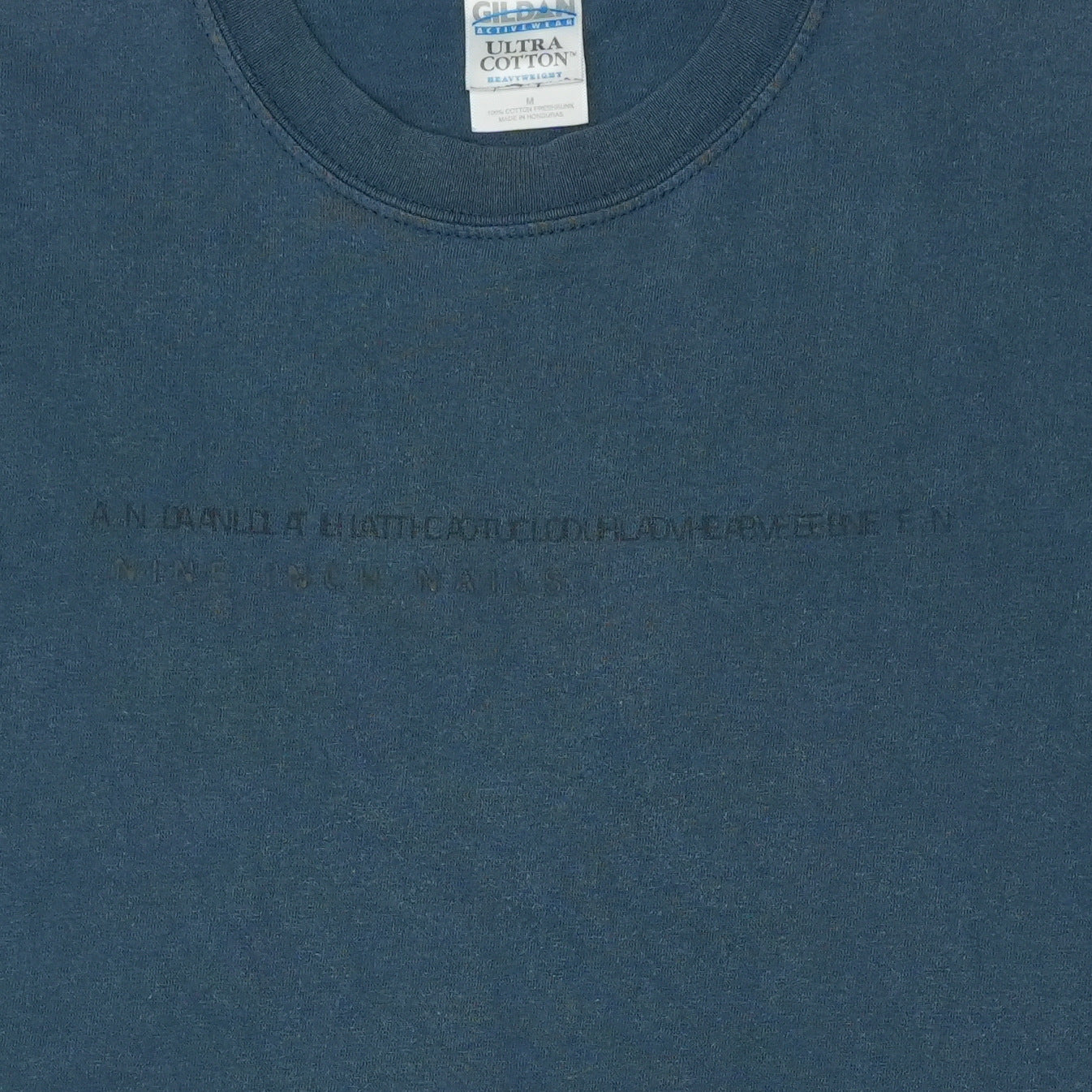1999 Nine Inch Nails Fragile Shirt Detail