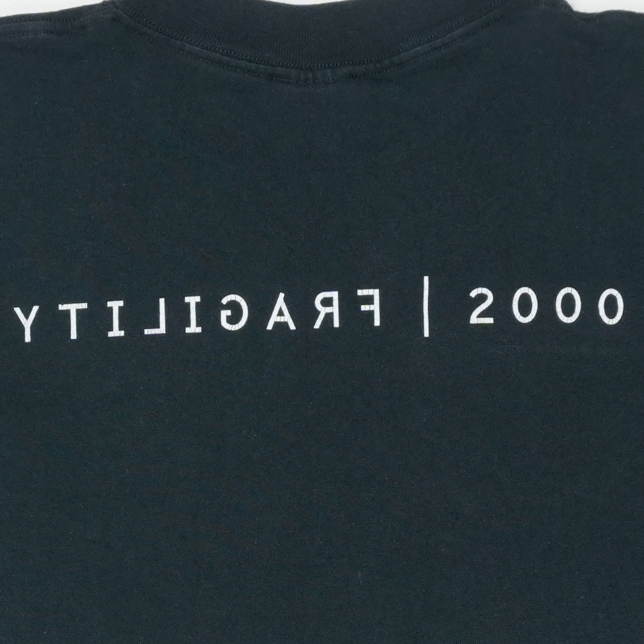 2000 Nine Inch Nails Fragile Shirt Detail
