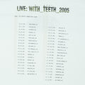 2005 Nine Inch Nails With Teeth Tour Shirt Detail