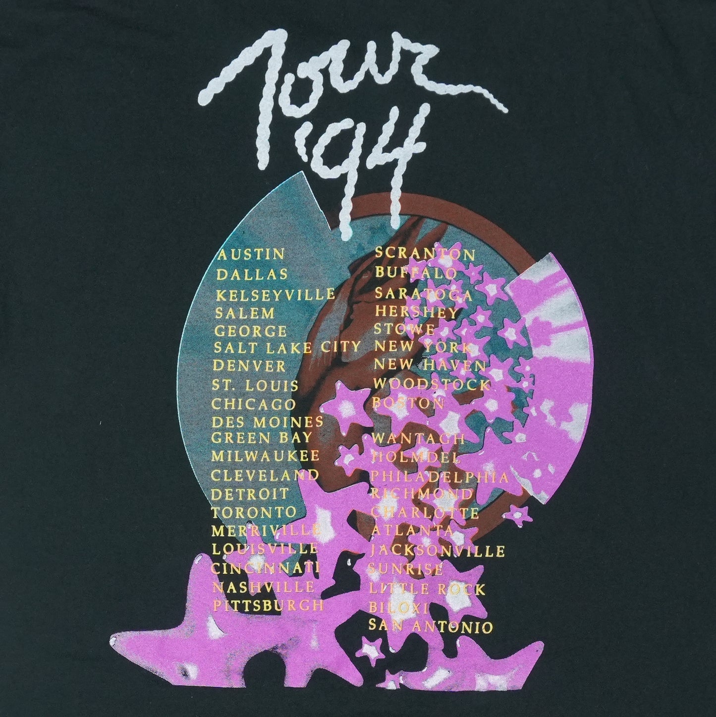 1994 Fleetwood Mac Tour Shirt Detail