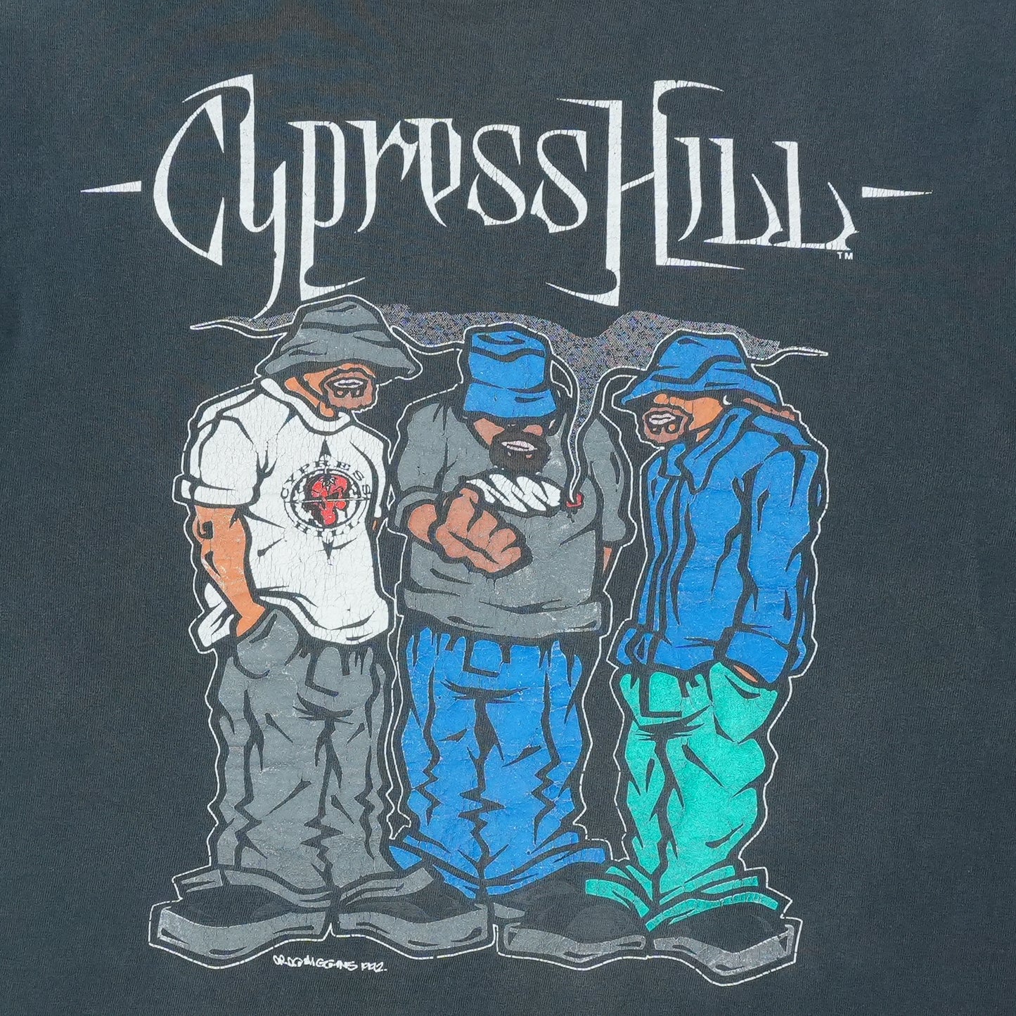 1992 Cypress Hill Shirt Detail