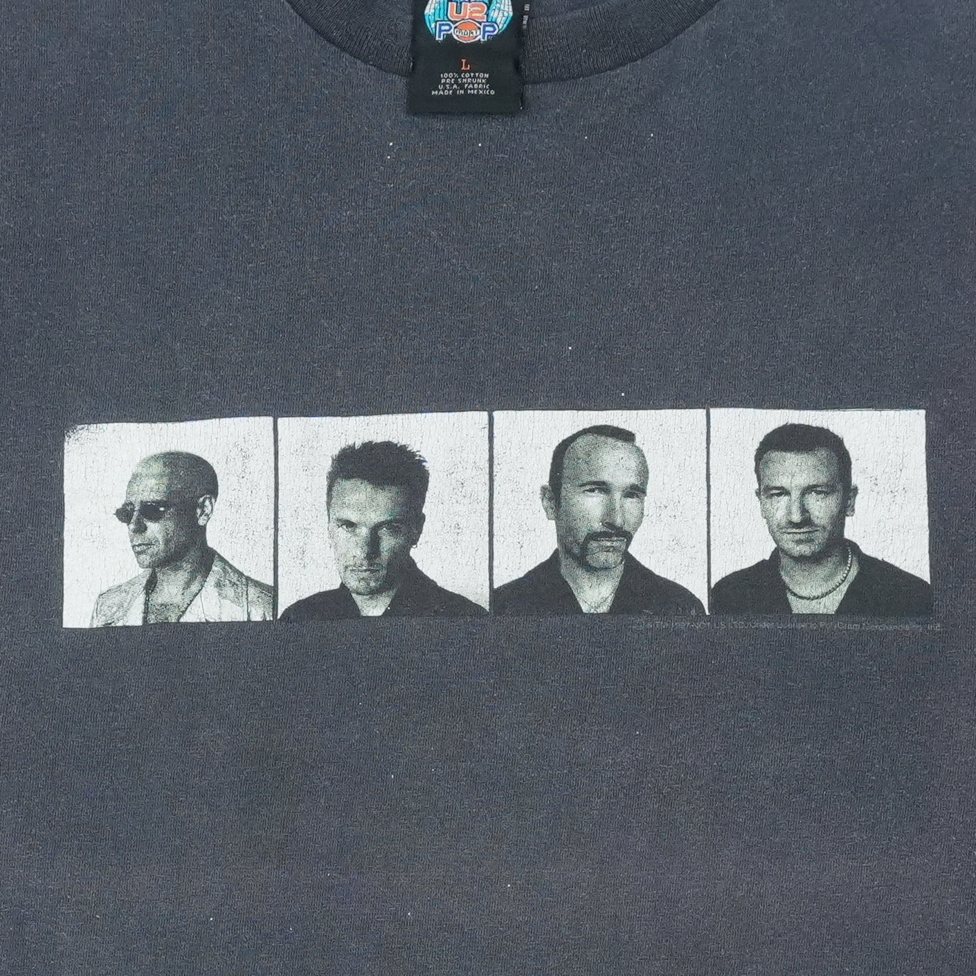 1997 U2 PopMart Tour Shirt Detail