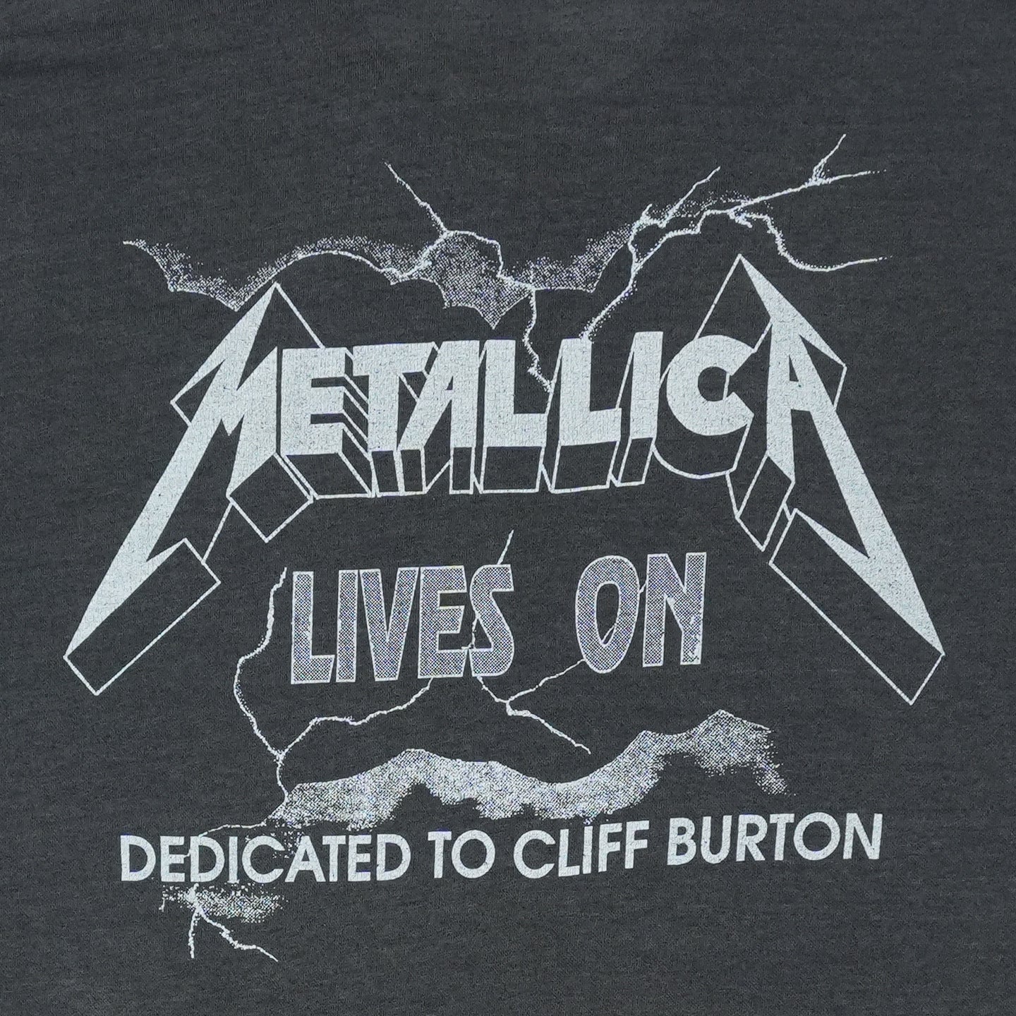1980s Metallica Cliff Burton Tribute Shirt