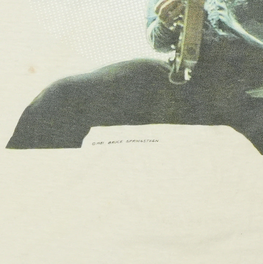 1981 Bruce Springsteen Spectrum Concert Shirt Detail