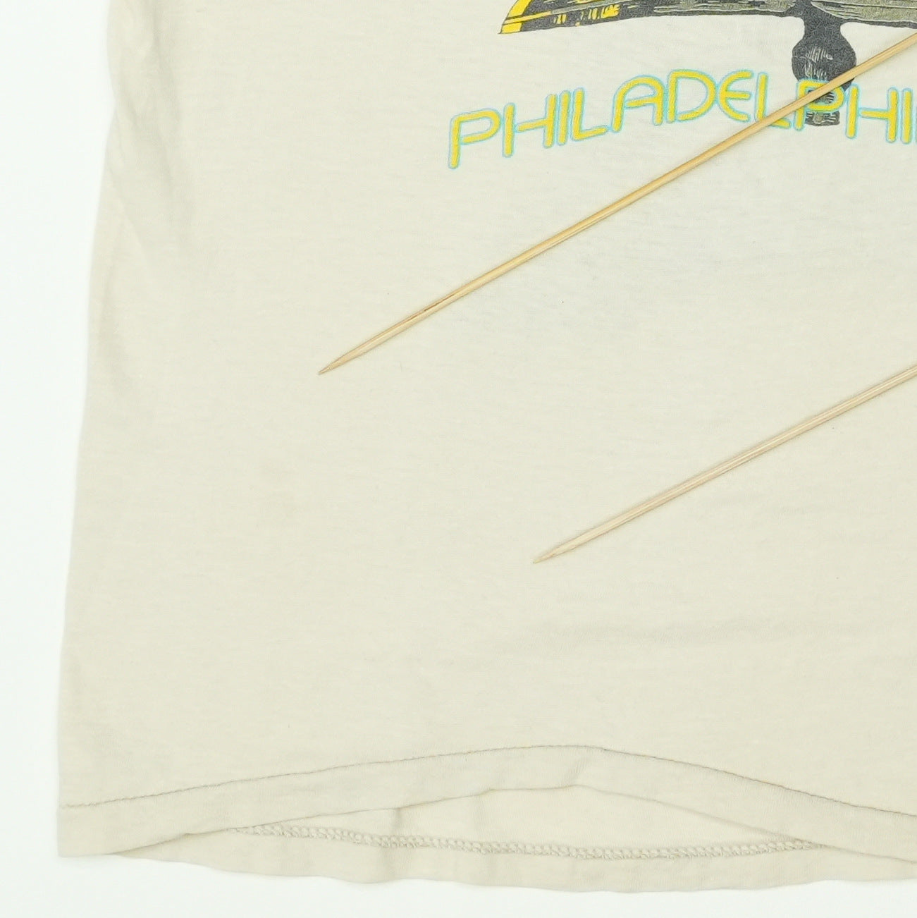 1981 Bruce Springsteen Spectrum Concert Shirt Detail