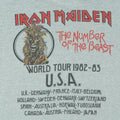 1982 Iron Maiden Number Of The Beast Tour Shirt
