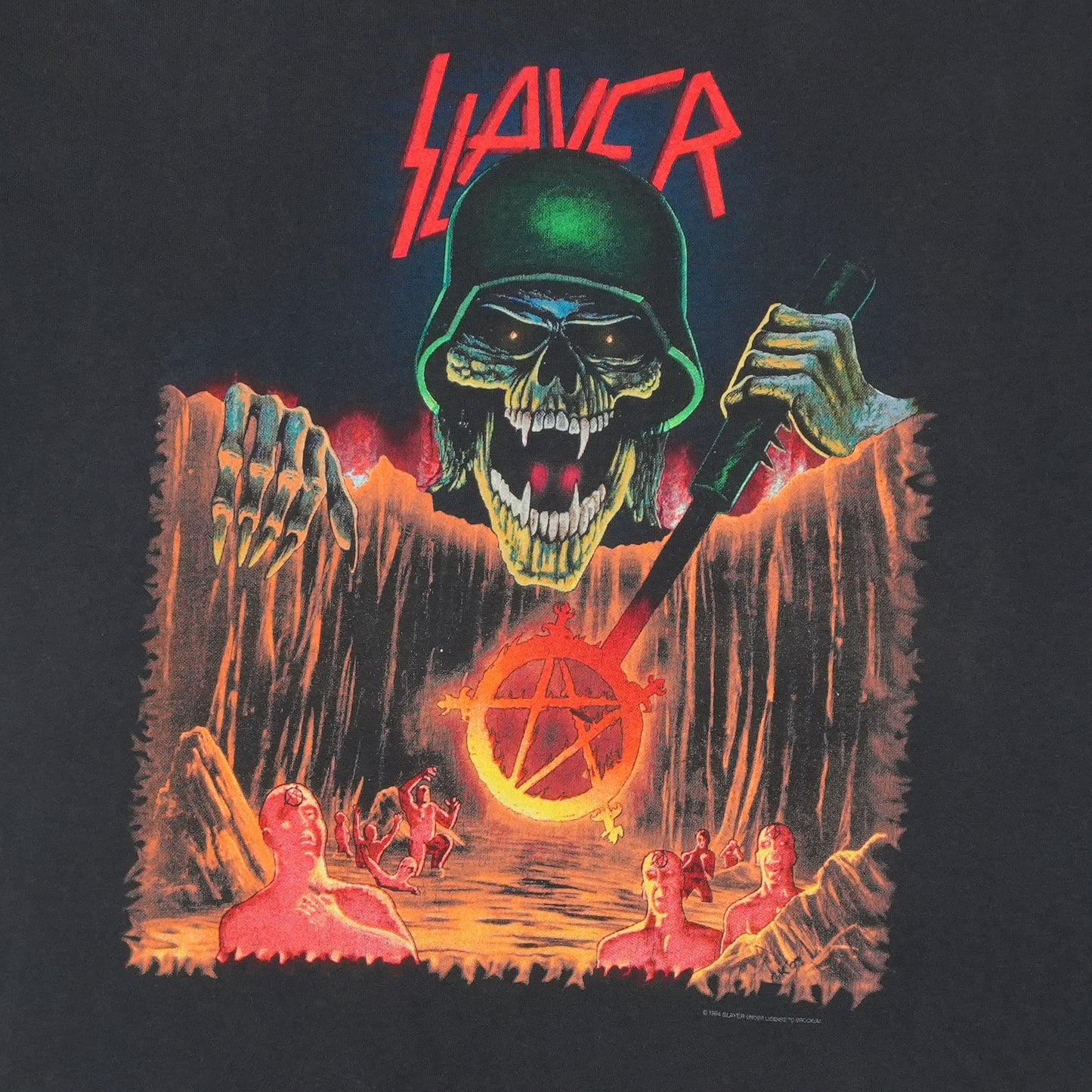 1994 Slayer European Intourvention Tour Shirt