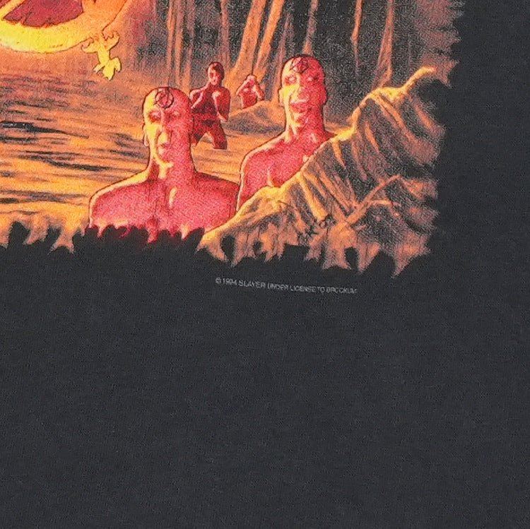 1994 Slayer European Intourvention Tour Shirt