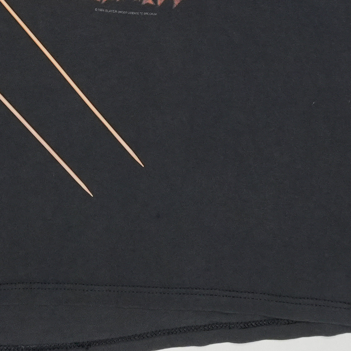 1994 Slayer European Intourvention Tour Shirt