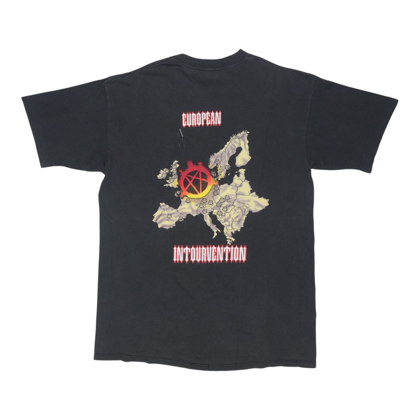 1994 Slayer European Intourvention Tour Shirt