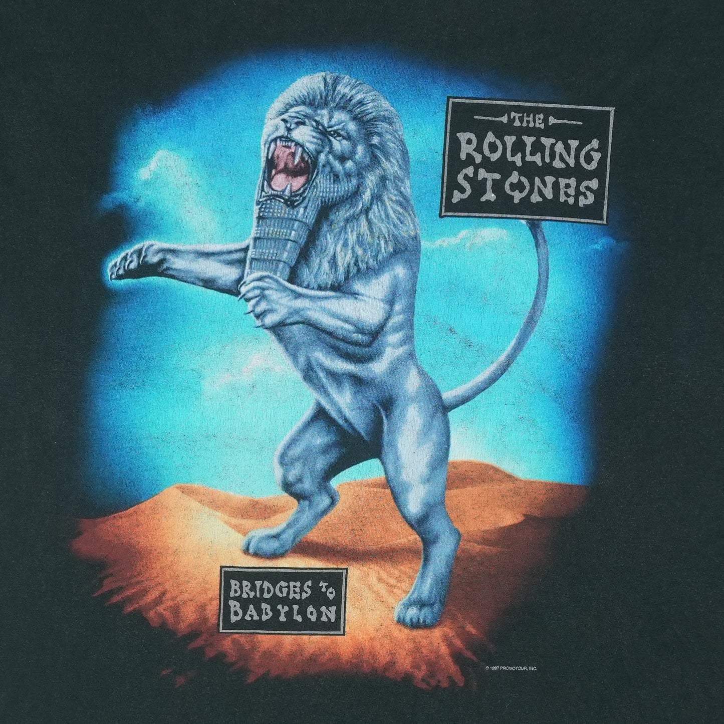1997 Rolling Stones Bridges To Babylon Tour Shirt