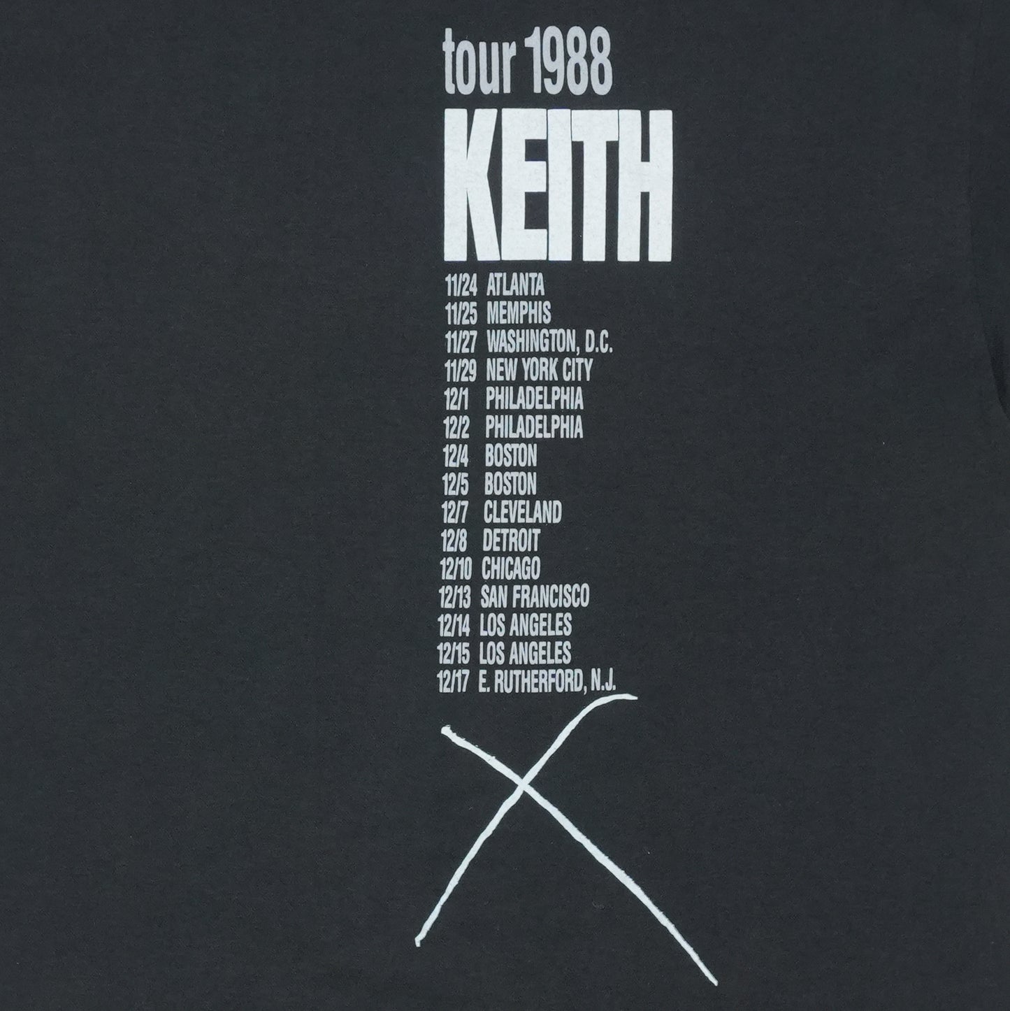 1988 Keith Richards Xpensive Winos Tour Shirt