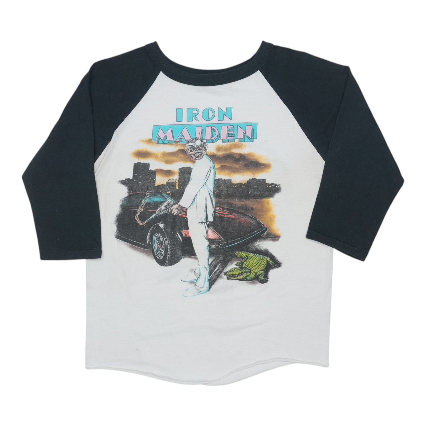 1987 Iron Maiden Vice Is Nice Tour Jersey Shirt