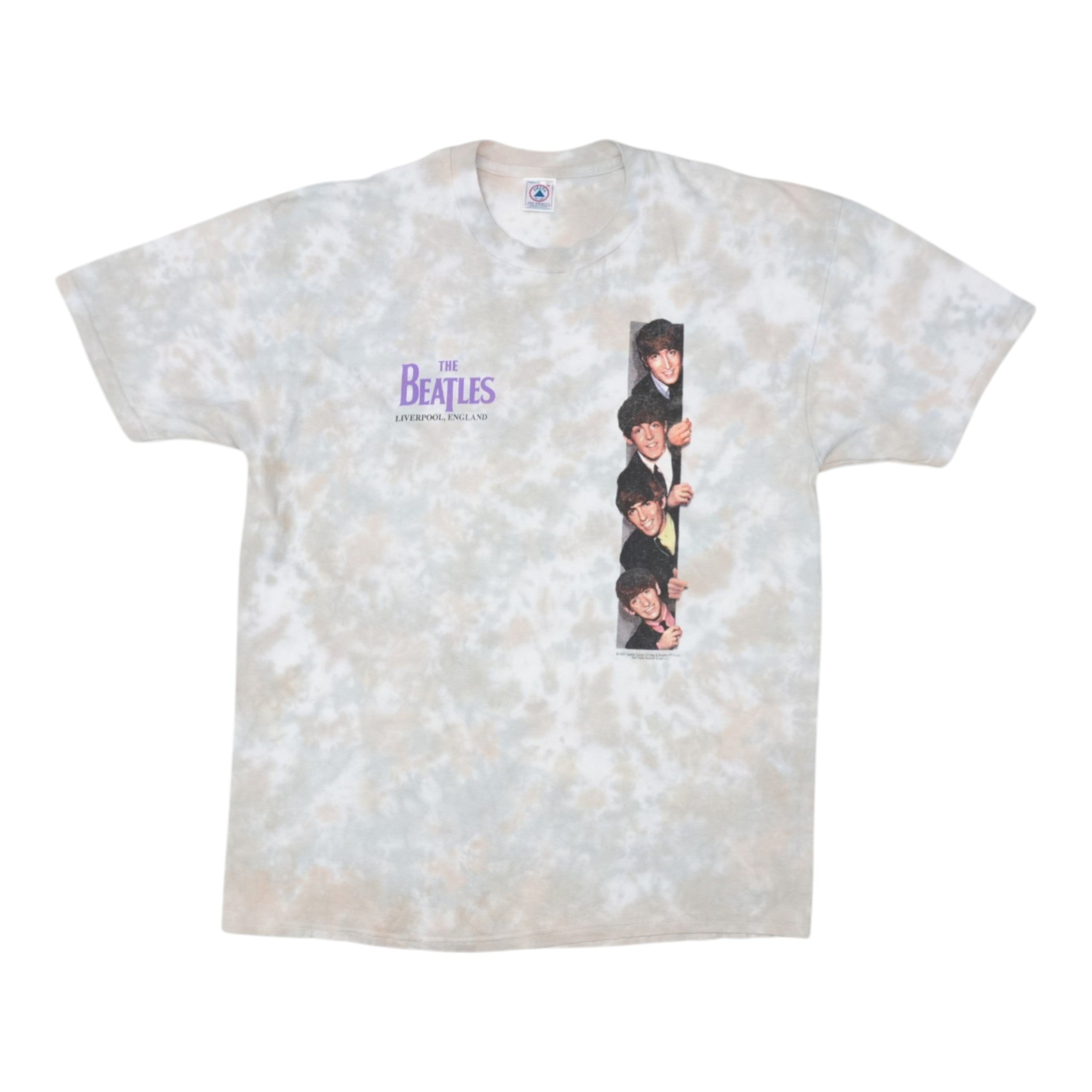 1990s Beatles All Over Print Shirt | Authentic Vintage Tee – WyCo