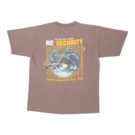 1999 Rolling Stones No Security Tour Shirt Back