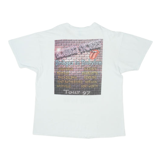 1997 Rolling Stones Bridges To Babylon Tour Shirt Back