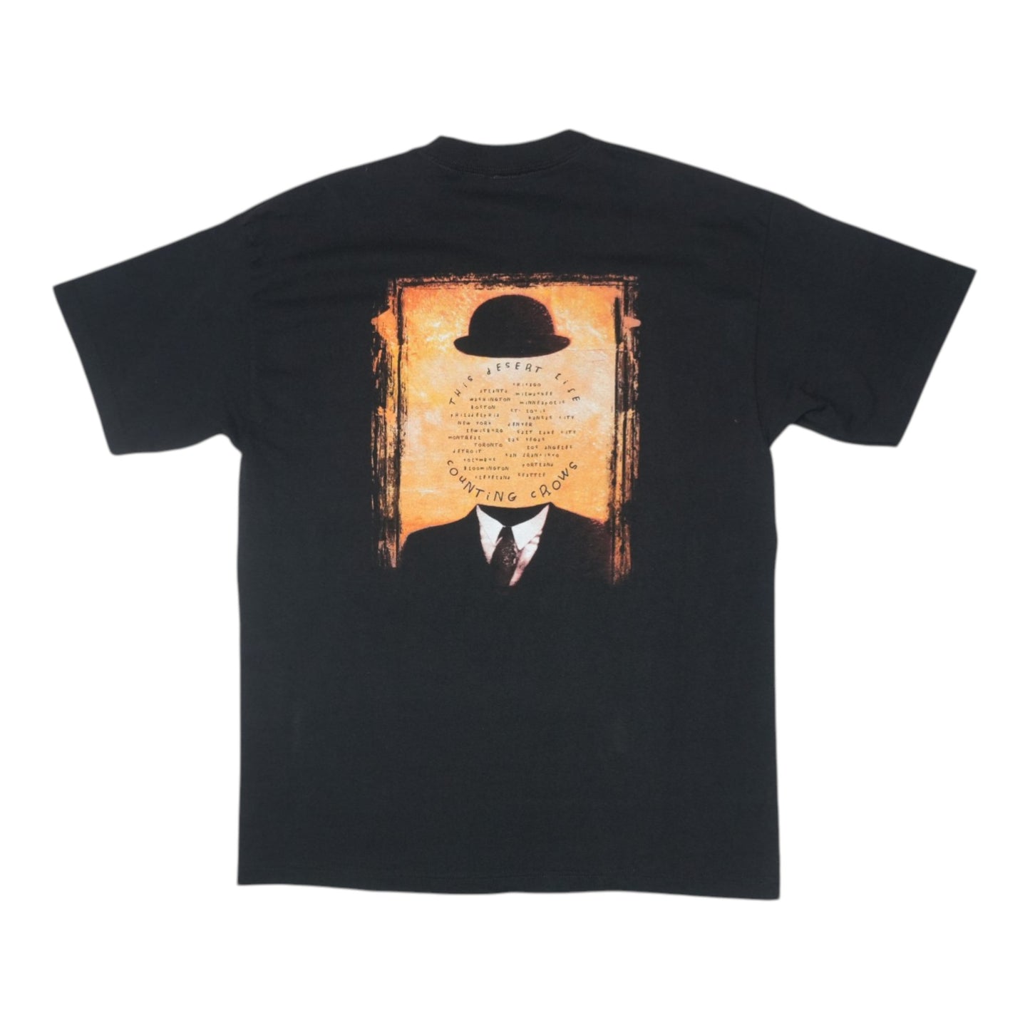 1999 Counting Crows Desert Life Tour Shirt Back