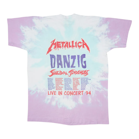 1994 Metallica Summer Tour Shirt Back