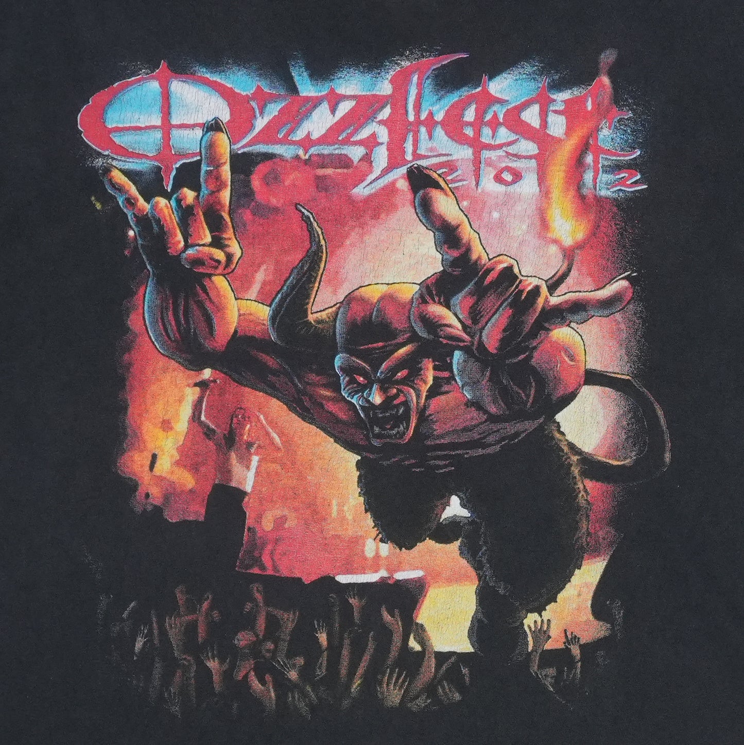 2002 Ozzfest Shirt Detail