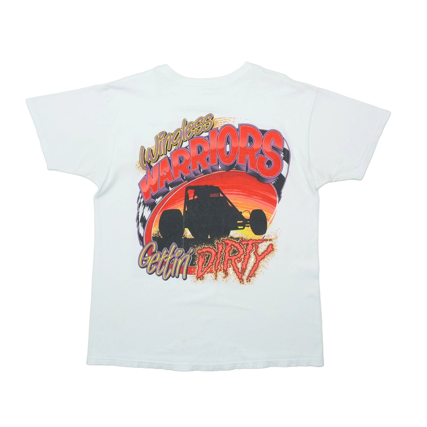 1990s Dirt N Thunder Sprint Car Shirt