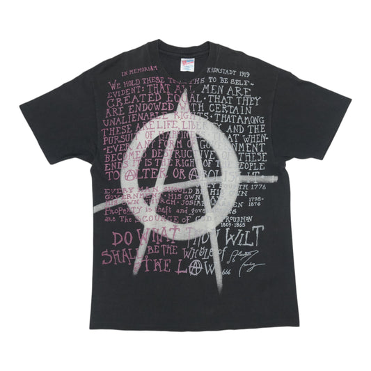 1990s Mosquitohead Aleister Crowley Anarchy Shirt