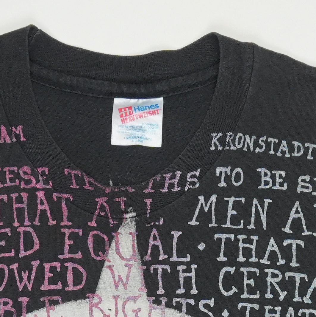 1990s Mosquitohead Aleister Crowley Anarchy Shirt 1990s Mosquitohead Aleister Crowley Anarchy Shirt