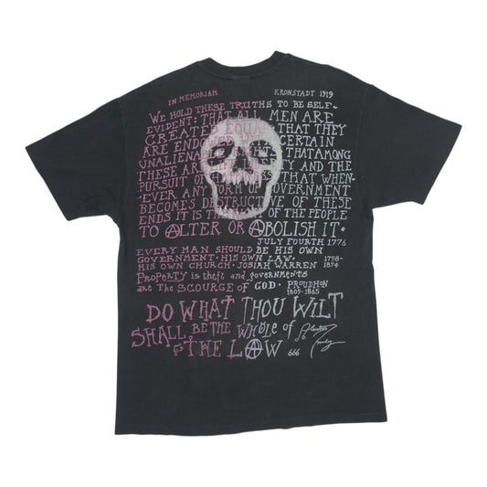 1990s Mosquitohead Aleister Crowley Anarchy Shirt