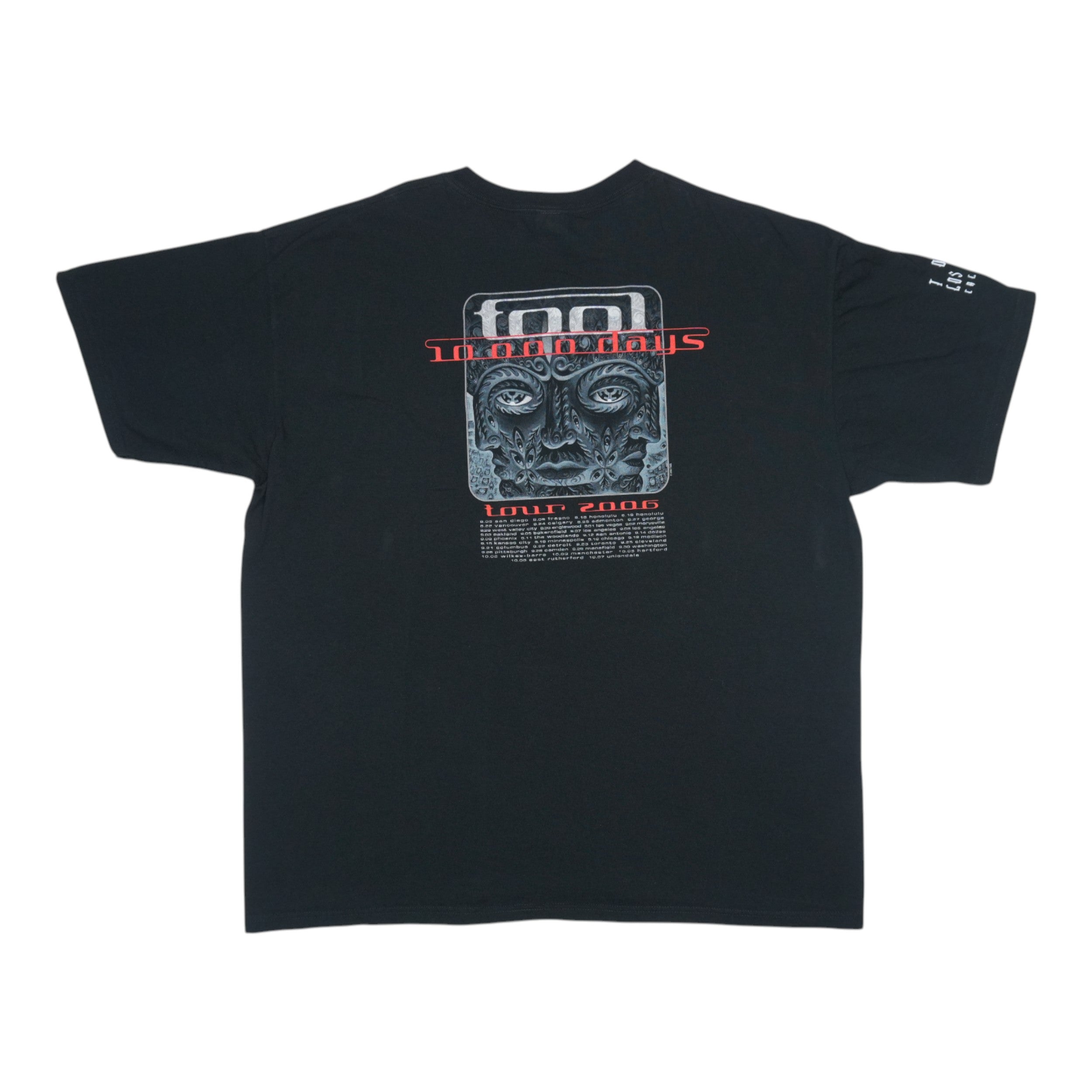 TOOL バンドTシャツ ©️2006 10000 days tour 2006 Tool 10,000 Days Tour Shirt | Authentic Vintage Tee – WyCo