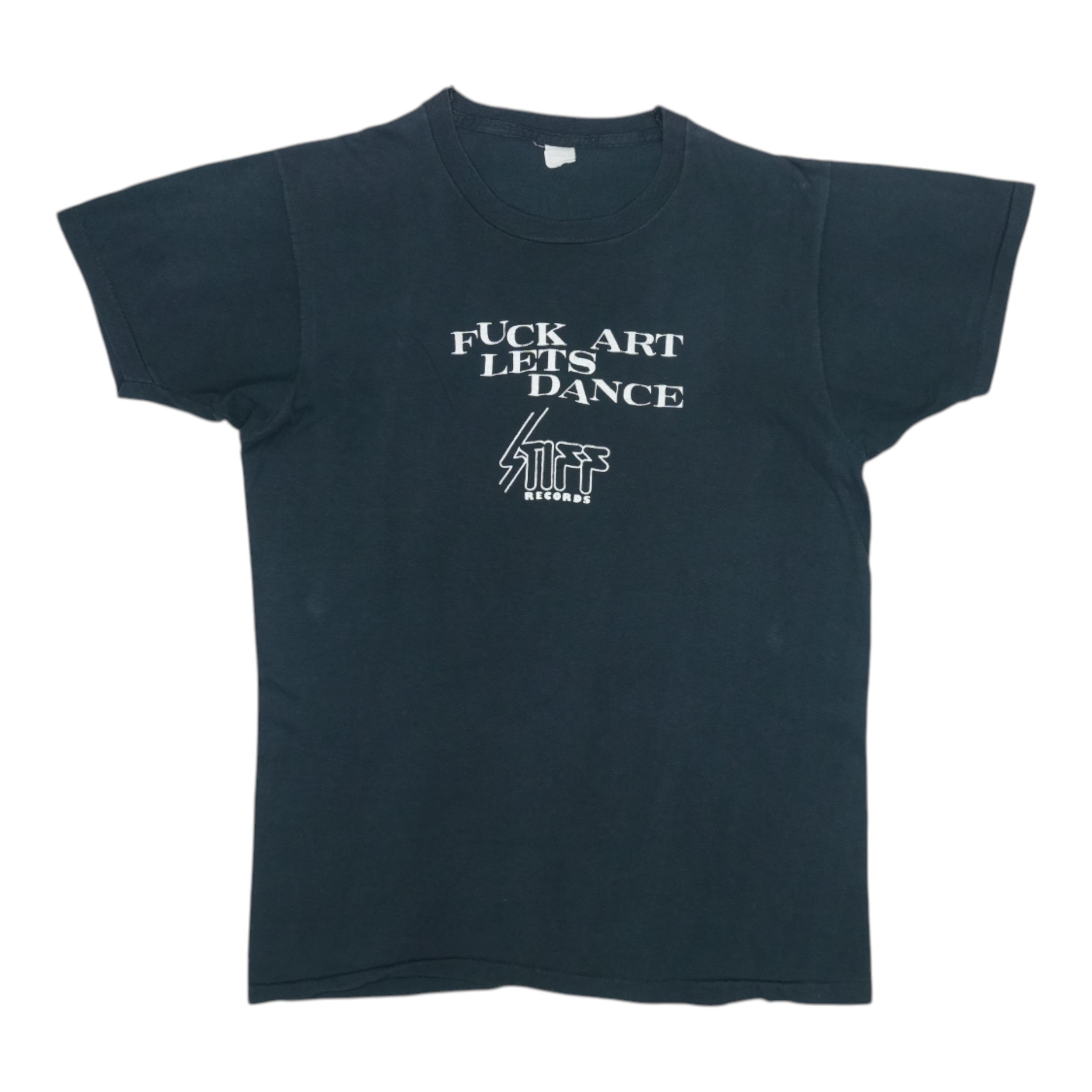1980s Madness Fuck Art Let's Dance Stiff Records Shirt | Authentic