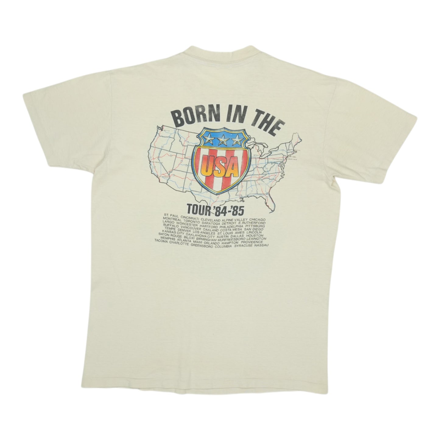 1984 Bruce Springsteen World Tour Shirt