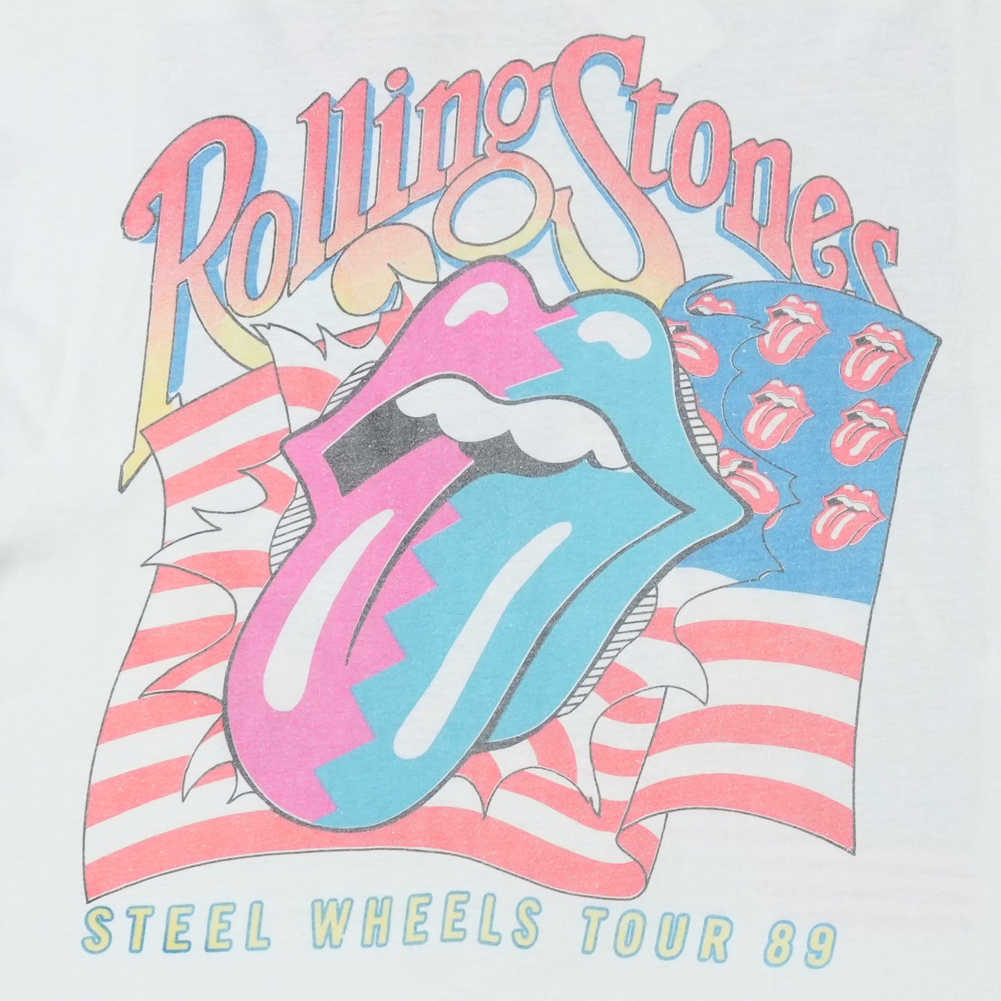 1989 The Rolling Stones Steel Wheels Tour Shirt