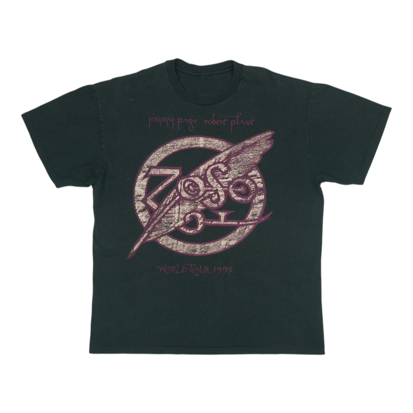 1995 Jimmy Page Robert Plant Zoso Tour Shirt
