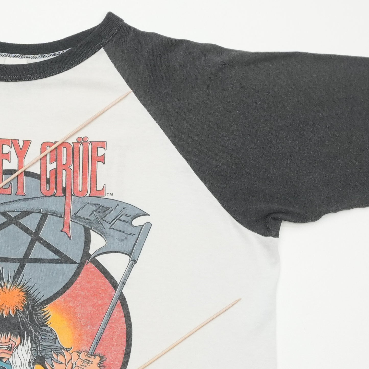1983 Motley Crue Allister Fiend Jersey Shirt Detail