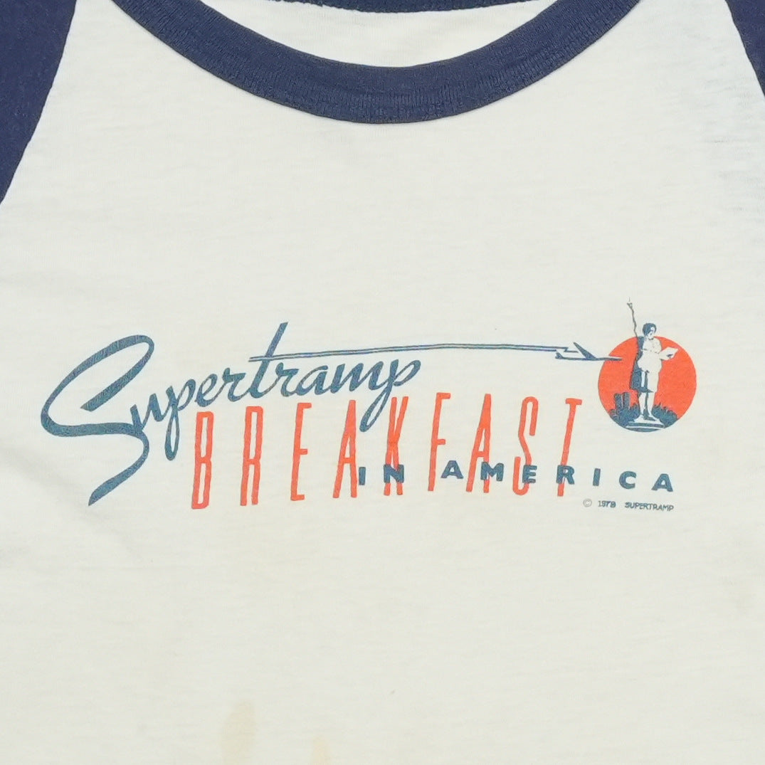 1979 Supertramp Breakfast in America Jersey Shirt Detail