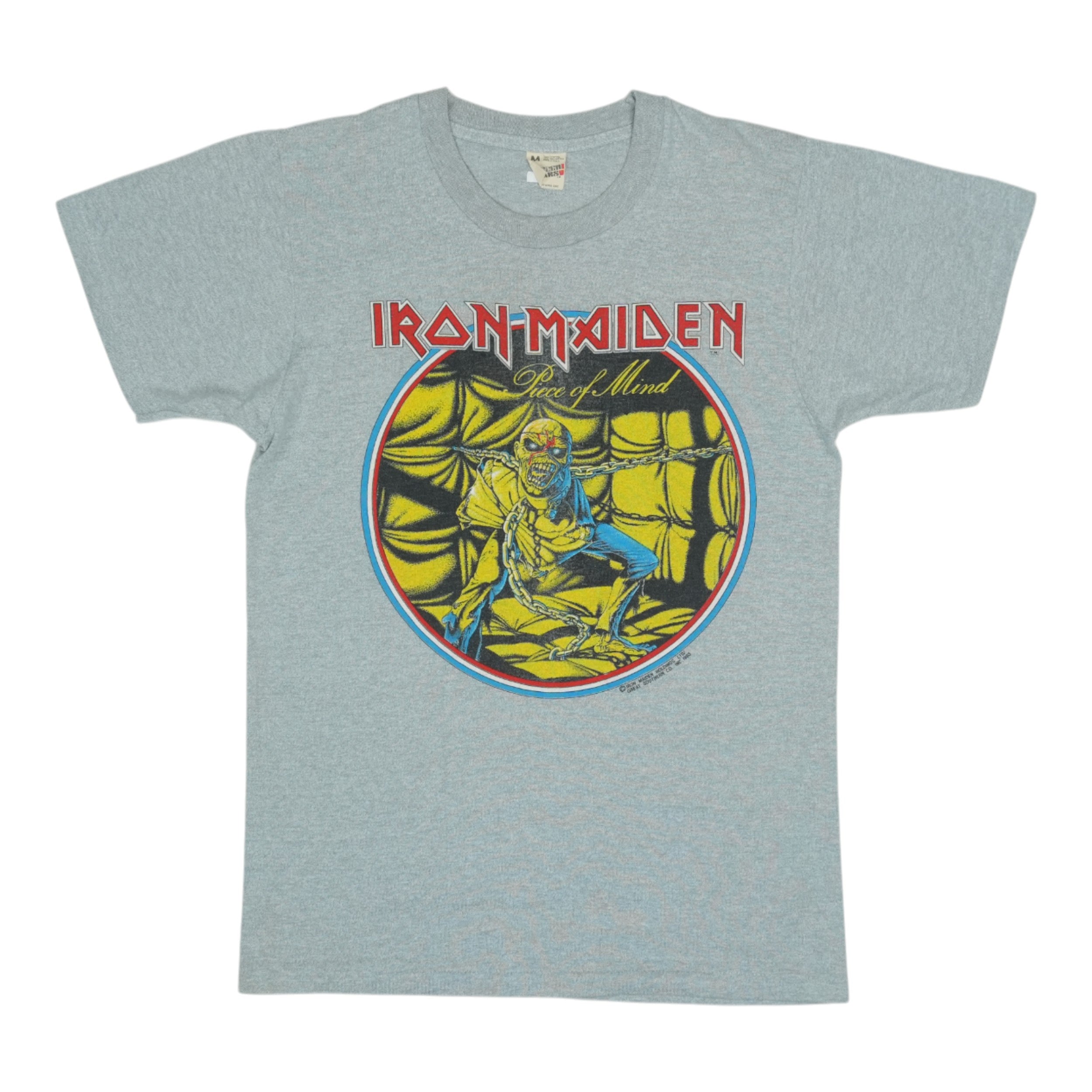 1983 Iron Maiden Piece Of Mind Tour Shirt | Authentic Vintage Tee