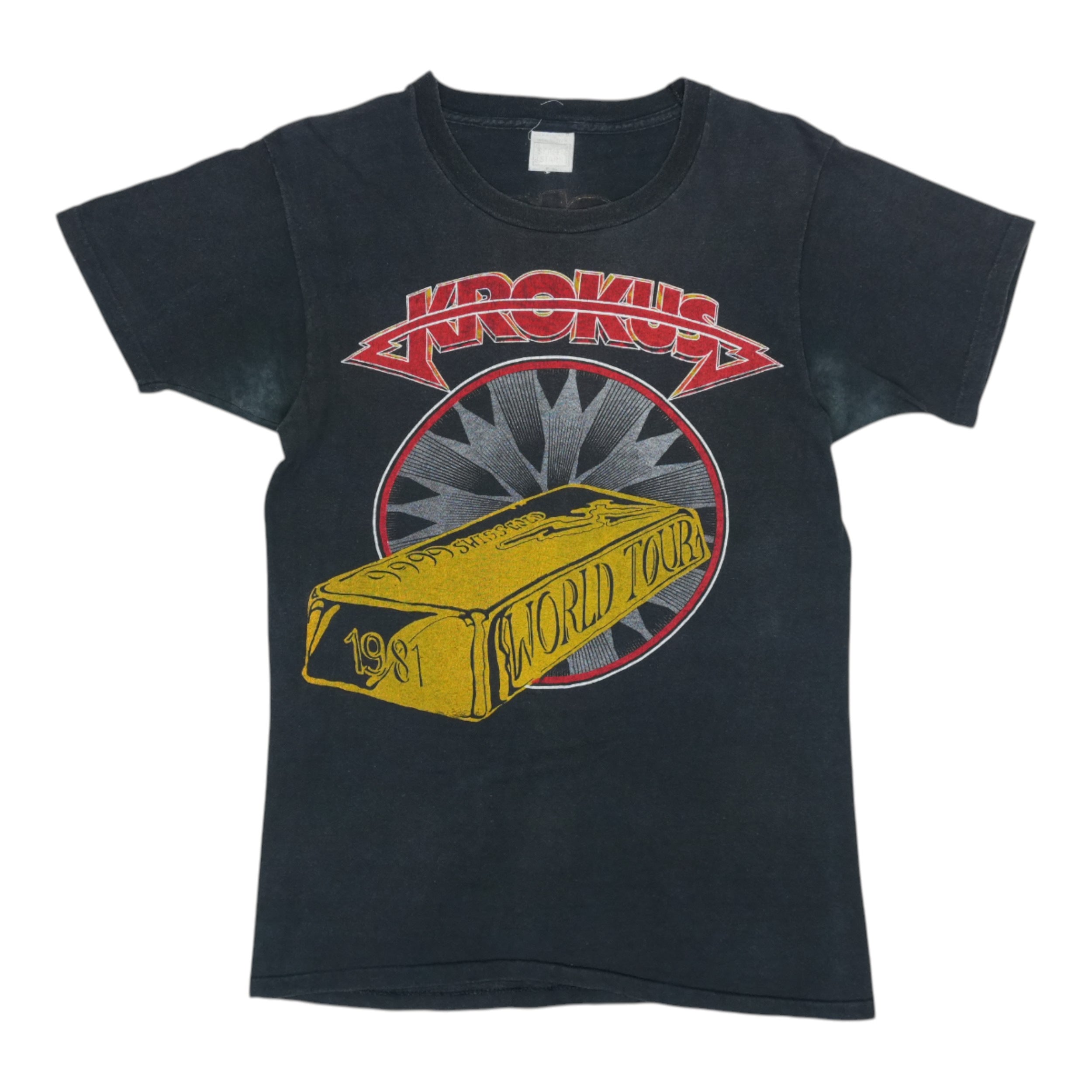 1981 Krokus World Tour Shirt | Authentic Vintage Tee – WyCo Vintage