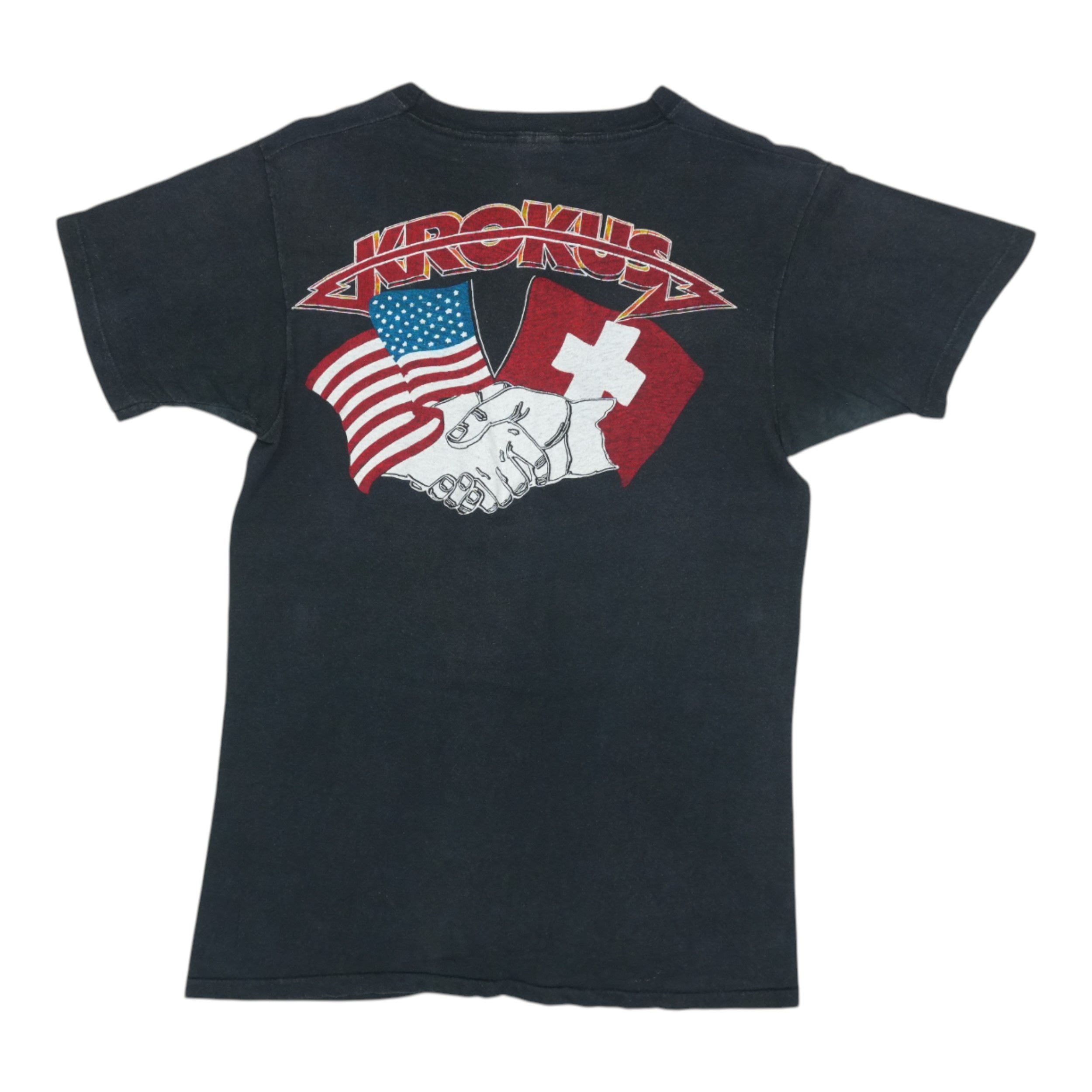 1981 Krokus World Tour Shirt | Authentic Vintage Tee – WyCo Vintage