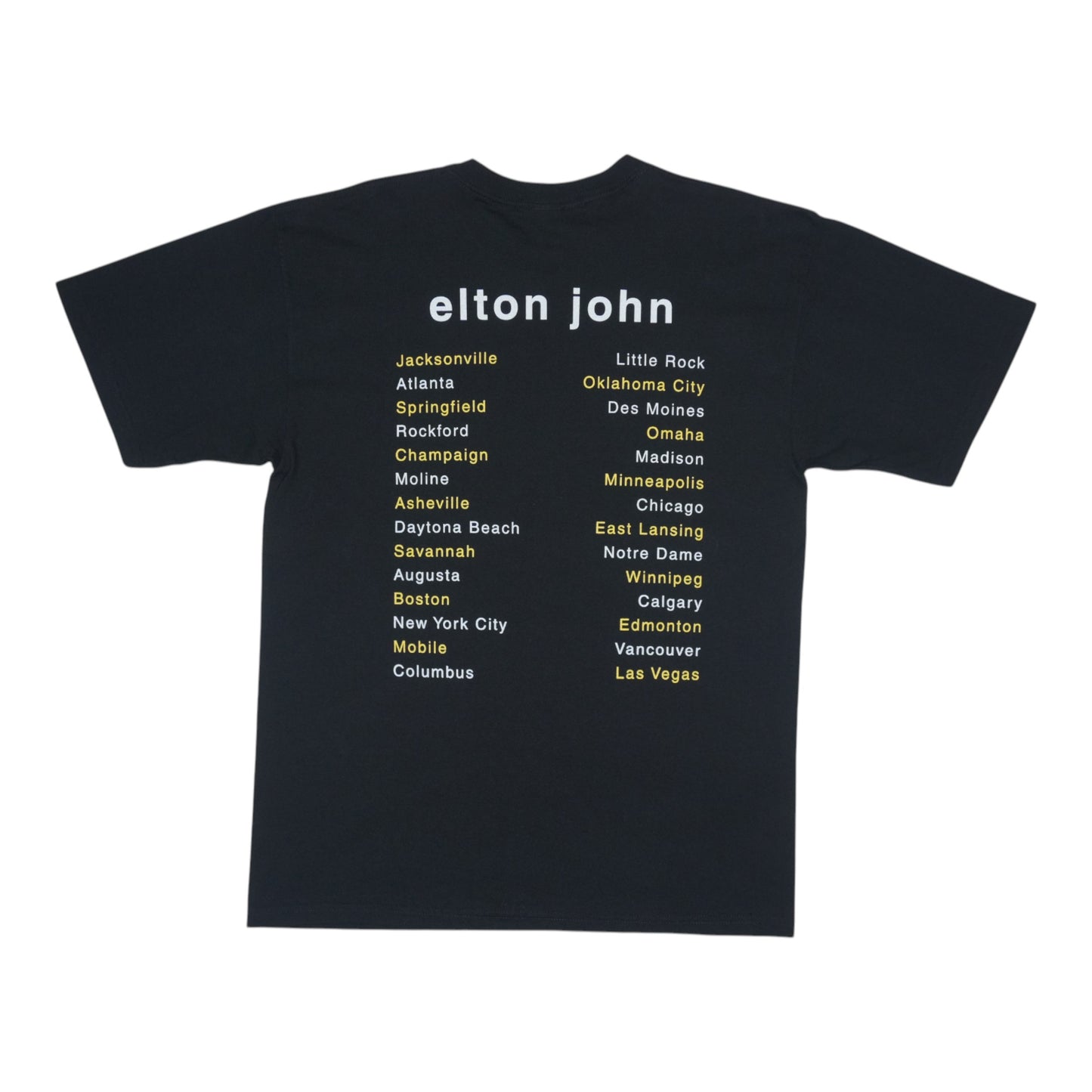 1999 Elton John Tour Shirt