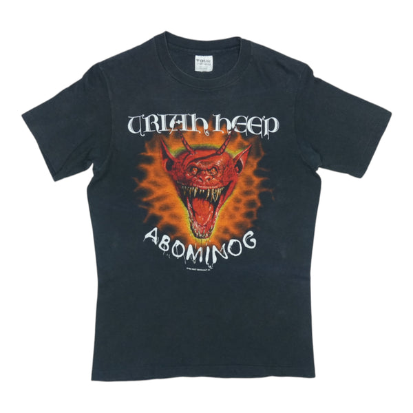 80s Uriah Heep ABOMINOG 1982ツアーヴィンテージT Vintage Uriah Heep Abominog t shirt 1982 Concert Tour Tee Medium