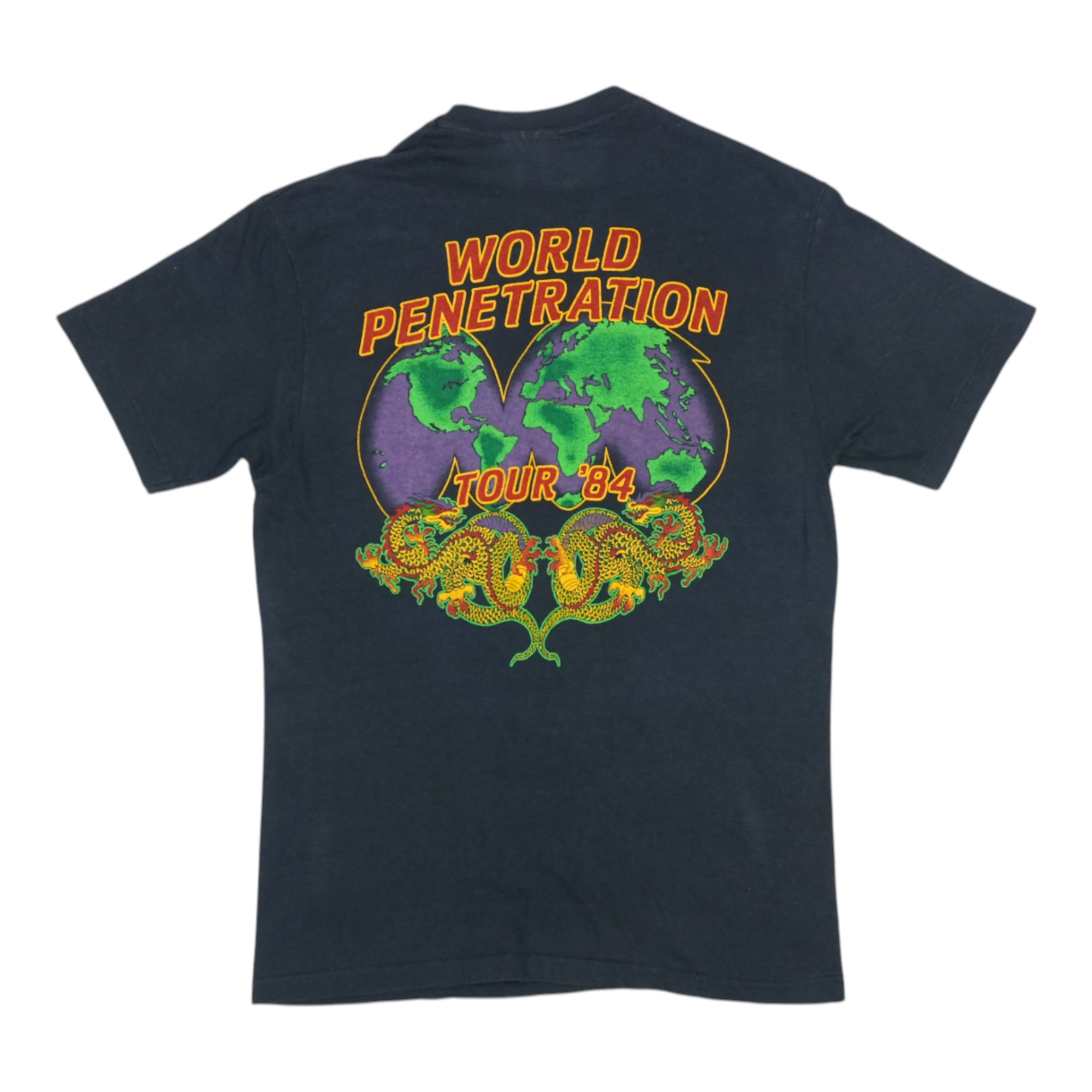 1984 Ted Nugent World Penetration Tour Shirt | Authentic Vintage