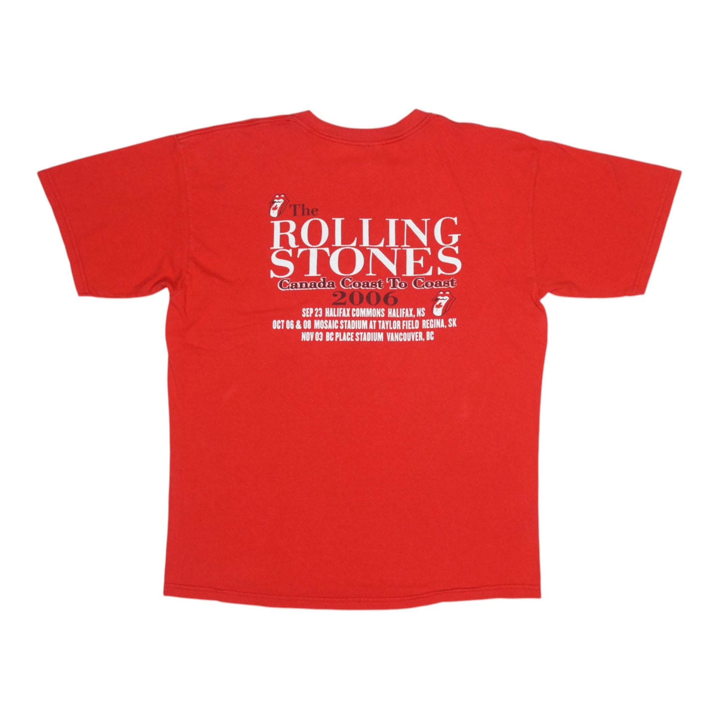 2006 Rolling Stones Canada Tour Shirt