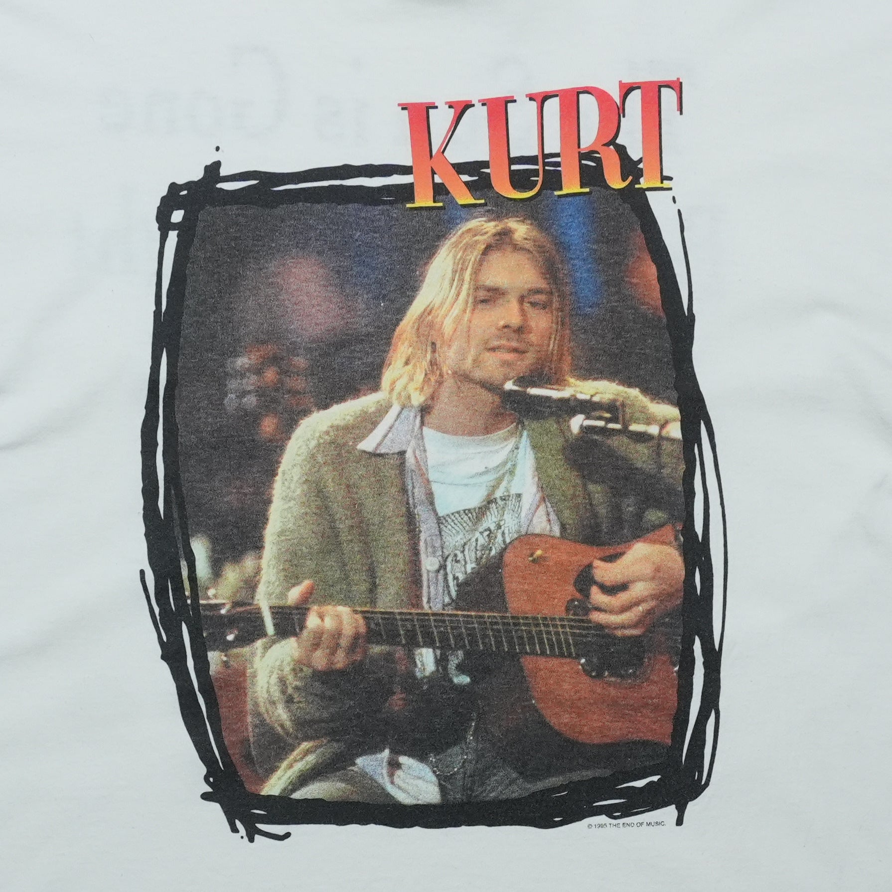 1995 Kurt Cobain Memorial The Sun is Gone Nirvana Shirt | WyCo Vintage